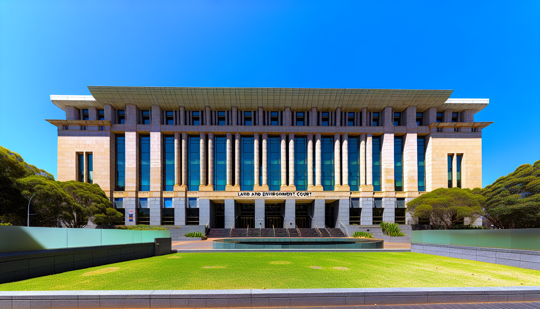 Drawing of the Land and Environment Court in NSW